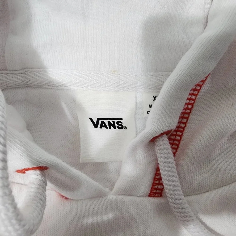 Vans Pro Stitched Versa Hoodie Women's White/Red New - Picture 5 of 7